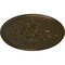 Ekena Millwork Milton Ceiling Medallion (Fits Canopies up to 7 7/8"), Hand-Painted Brass, 40 5/8"OD x 1 3/4"P CM40MIBRS - alternate 3